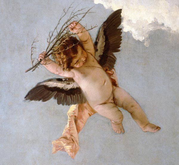 G.B.Tiepolo / Putto w.Thorns / Paint. from Giovanni Battista Tiepolo
