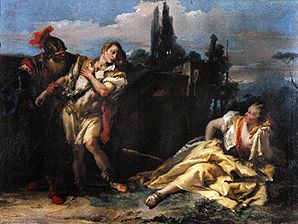 Rinaldo leaves Armida. from Giovanni Battista Tiepolo