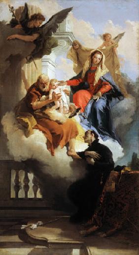 G.B.Tiepolo / Holy Family & St.Cajetan