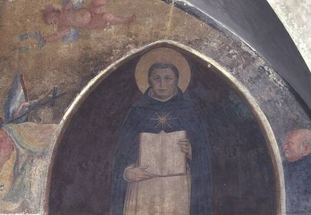 St. Thomas Aquinas, lunette from Giovanni Battista Vanni