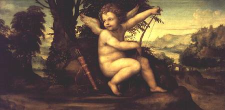 Cupid in a Landscape from Giovanni Bazzi Sodoma