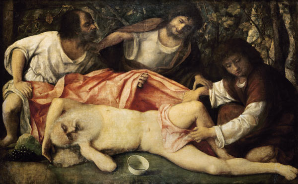 The inebriated Noah. from Giovanni Bellini
