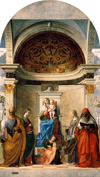 Madonna, Child & Saints/ Bellini/ 1505 from Giovanni Bellini