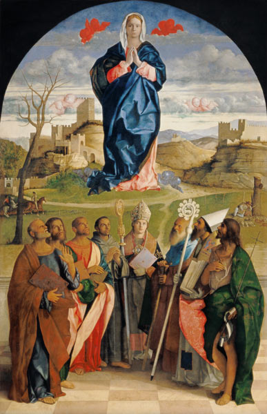 Giov.Bellini / Mary in Glory w.Saints from Giovanni Bellini