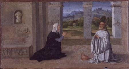 The Doge Pietro Orseolo I and Dogaressa Felicita Malipiero from Giovanni Bellini