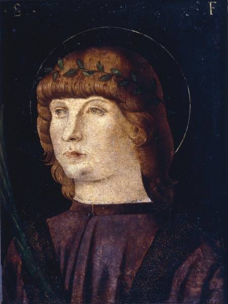 Young Saint / Circle of Bellini / Ptg. from Giovanni Bellini