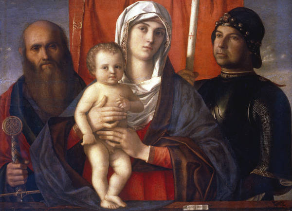 Bellini, Giovanni vers 1430 - 1516. ''La Vierge avec Jesus entre saint Paul et saint Georges'', vers from Giovanni Bellini