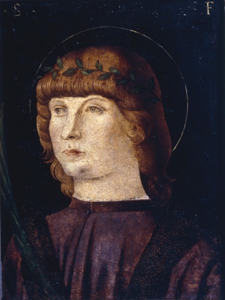Young Saint , Circle of Bellini from Giovanni Bellini