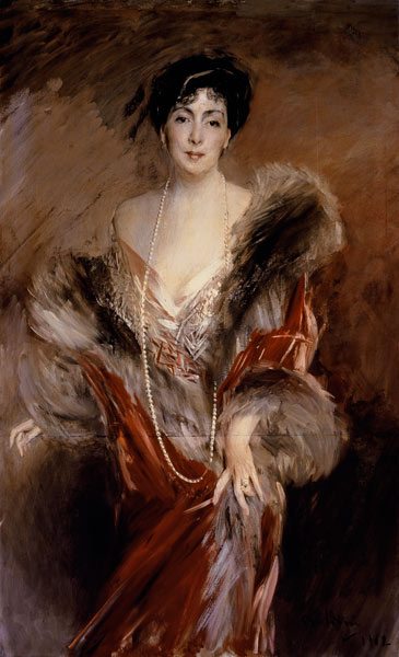 Portrait of Mrs Josefina A. De Errazuriz. from Giovanni Boldini