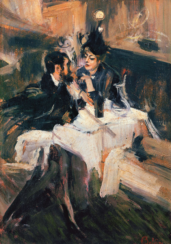The Sweethearts Lunch from Giovanni Boldini