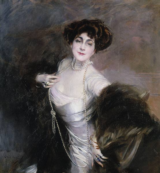Portrait von Lady Diaz Albertini from Giovanni Boldini