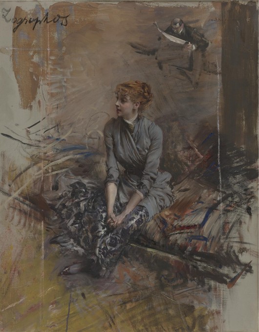 Portrait of the actress Gabrielle Réjane (1856-1920) from Giovanni Boldini