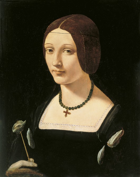 Portrait of a Lady as Saint Lucy from Giovanni Boltraffio