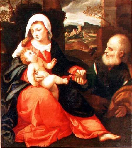 The Holy Family from Giovanni Cariani