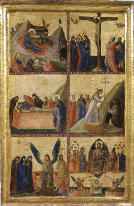 Scenes from the Passion (panel) from Giovanni  da Rimini