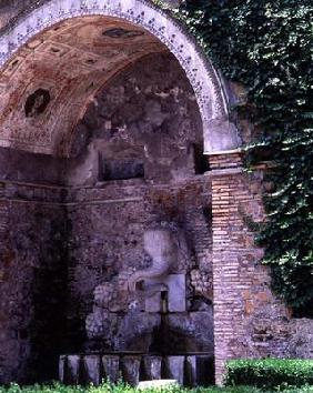 Fountain grotto incorporating an Annone Elephant, mascot of the court of Leo X, presented to Cardina