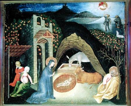 The Nativity from Giovanni  di Paolo di Grazia