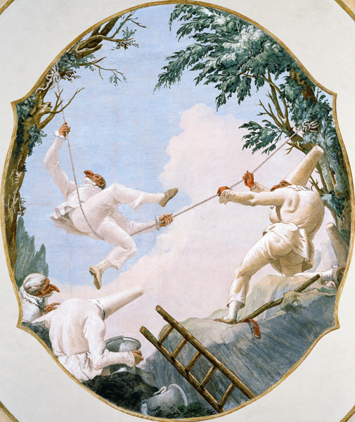 G.D.Tiepolo / Pulcinella''s Swing / 1793 from Giovanni Domenico Tiepolo