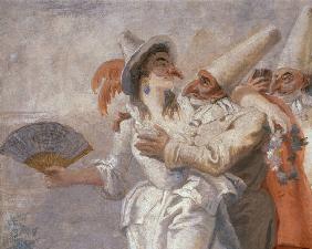 G.D.Tiepolo / Pulcinella in Love /c.1793