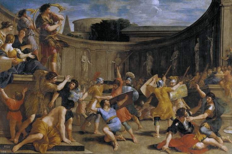 Roman gladiators from Giovanni Francesco Romanelli