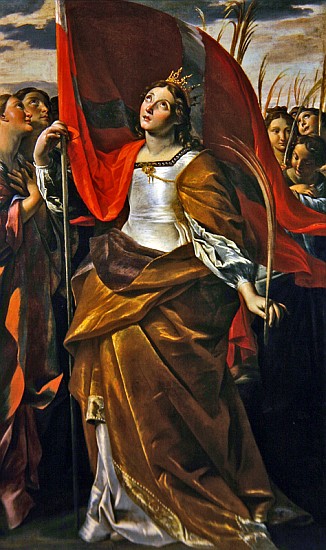 St. Ursula and the virgins from Giovanni Lanfranco