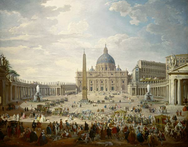 Rome / Saint Peter s / Pannini / Paint. from Giovanni Paolo Pannini