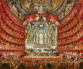 Concert given by Cardinal de La Rochefoucauld at the Argentina Theatre in Rome