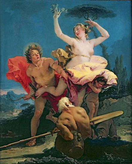 Apollo and Daphne, c.1743-44 from Giovanni Battista (Giambattista) Tiepolo