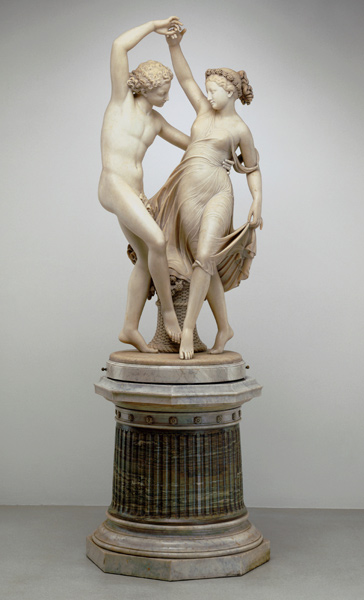 Zephyr Dancing with Flora from Giovanni Maria Benzoni