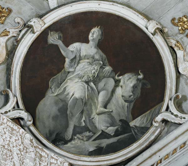 G.Brusaferro / Europa on the Bull / Ptg. from Girolamo Brusaferro