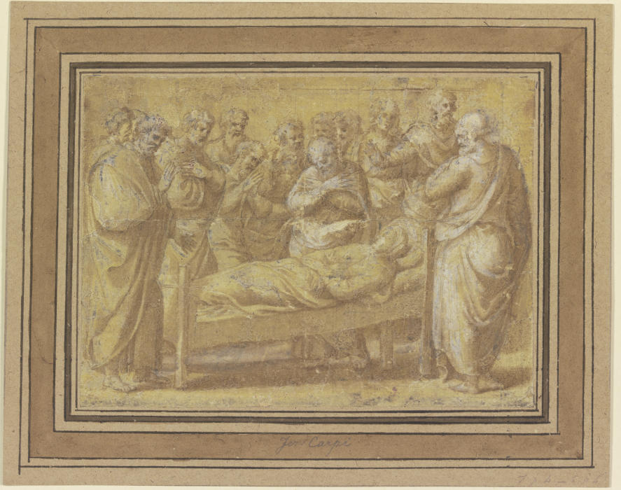 Marys death from Girolamo da Carpi