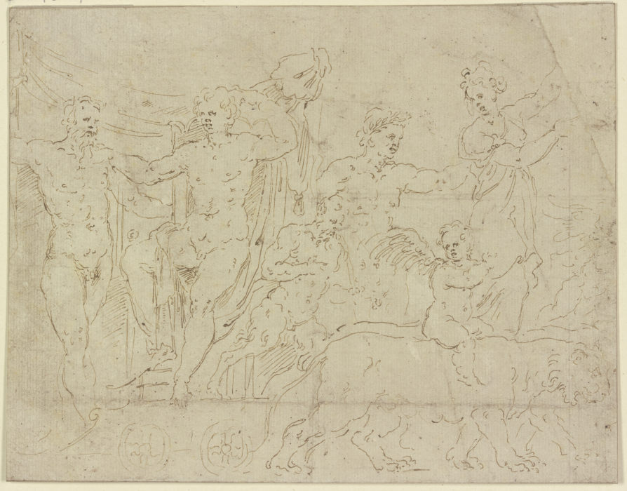 Bacchus triumph from Girolamo da Carpi