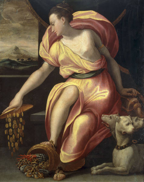 G.Macchietti /Allegory of Wealth/ Paint. from Girolamo Macchietti