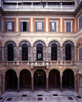 View of the 'Cortile d'Onore' (Courtyard of Honor) designed by Giuliano da Sangallo (c.1443-1516) 15 from Giuliano Giamberti da Sangallo