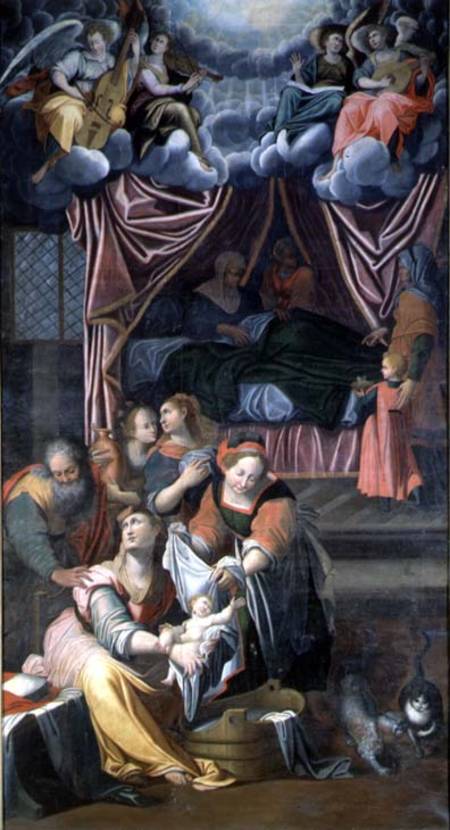 The Birth of the Virgin from Giulio Cesare Procaccini