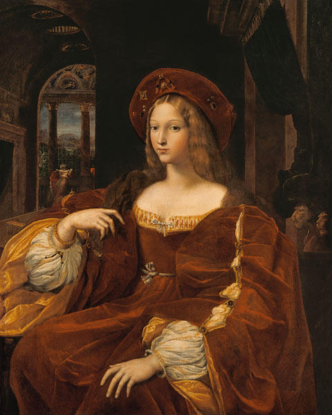 Portrait of Jeanne of Aragon (c.1500-77) wife of Ascannio Colonna, Viceroy of Naples from Giulio Romano