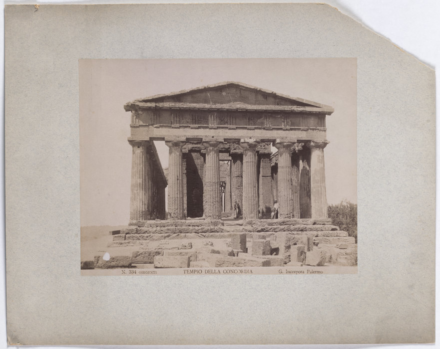 Agrigento: The temple of Concordia from Giuseppe Incorpora