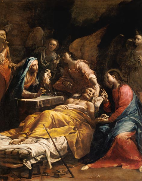 The Death of St. Joseph from Giuseppe Lo Spagnuolo Crespi