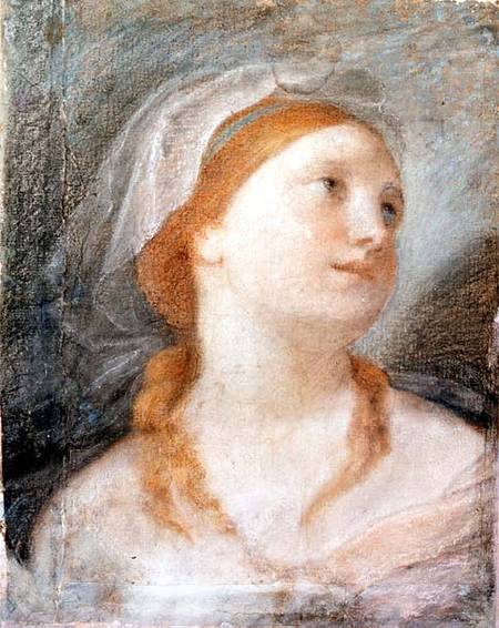 Study of the Head of a Young Woman with Red Hair from Giuseppe Lo Spagnuolo Crespi