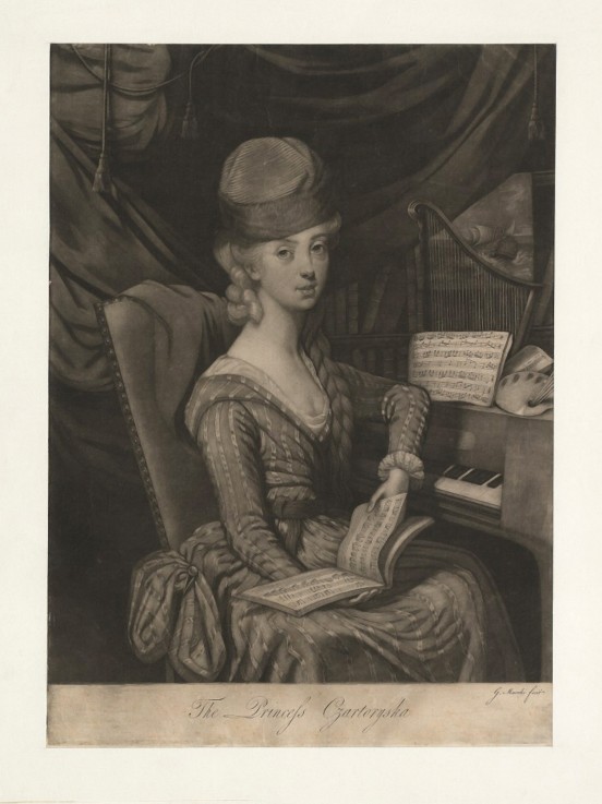 Portrait of Princess Izabela Czartoryska (née Countess Fleming) (1746-1835) from Giuseppe Filippo Liberati Marchi