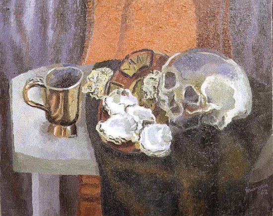 Still Life with a Skull, 1962 (oil on canvas)  from Glyn  Morgan