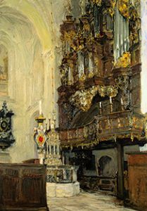 Play the organ with grocer choir in the cathedral to Lübeck. from Gotthard Kuehl