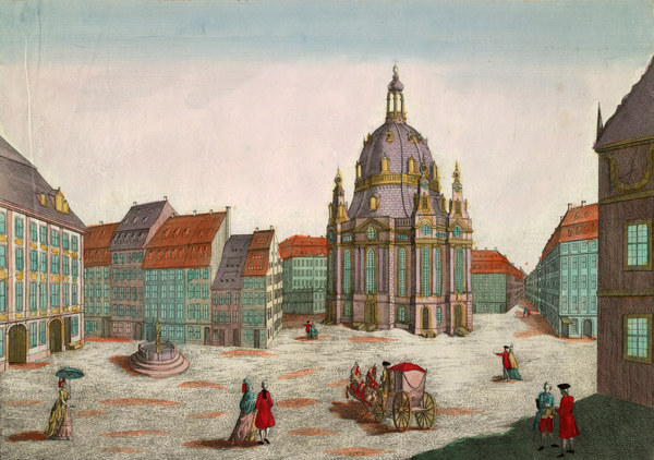 Dresden, Frauenkirche from Gottlieb Friedrich Riedel