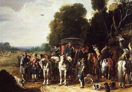 A Hunting Party  (pair with 59985) from Govaert Jansz