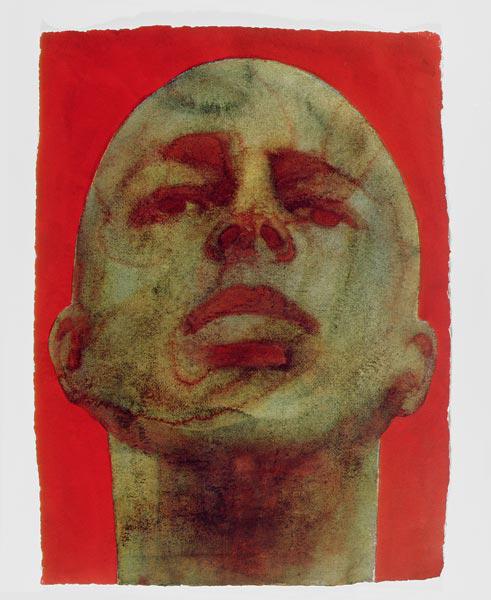 Head, 1998 (w/c on handmade indian paper) 
