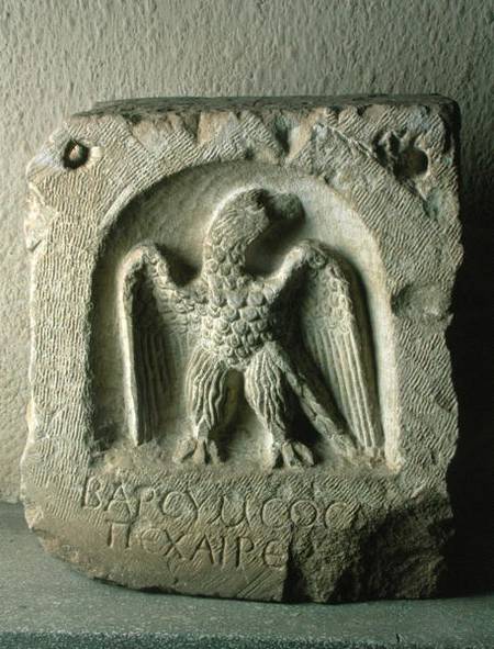 Tombstone with the figure of an eagle from Greek