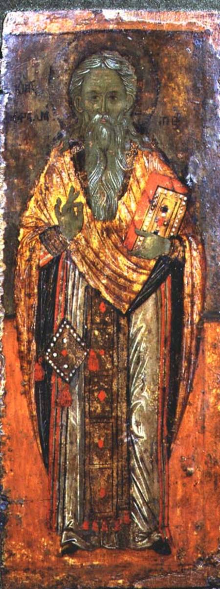 St. Charalambos, icon, from Kastoria from Greek School