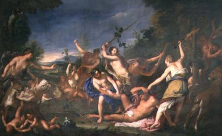The Murder of Orpheus from Gregorio Lazzarini