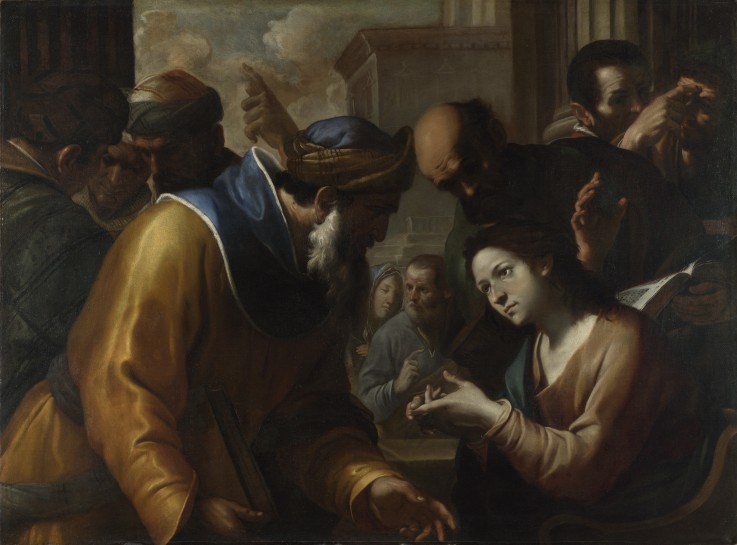 Christ disputing with the Doctors from Gregorio Preti