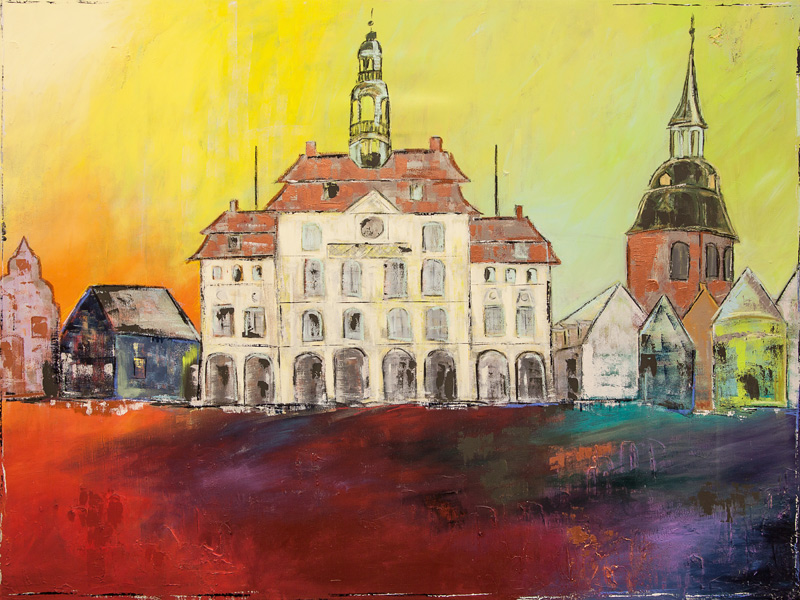 Lüneburg Town Hall on the market from Karin Greife